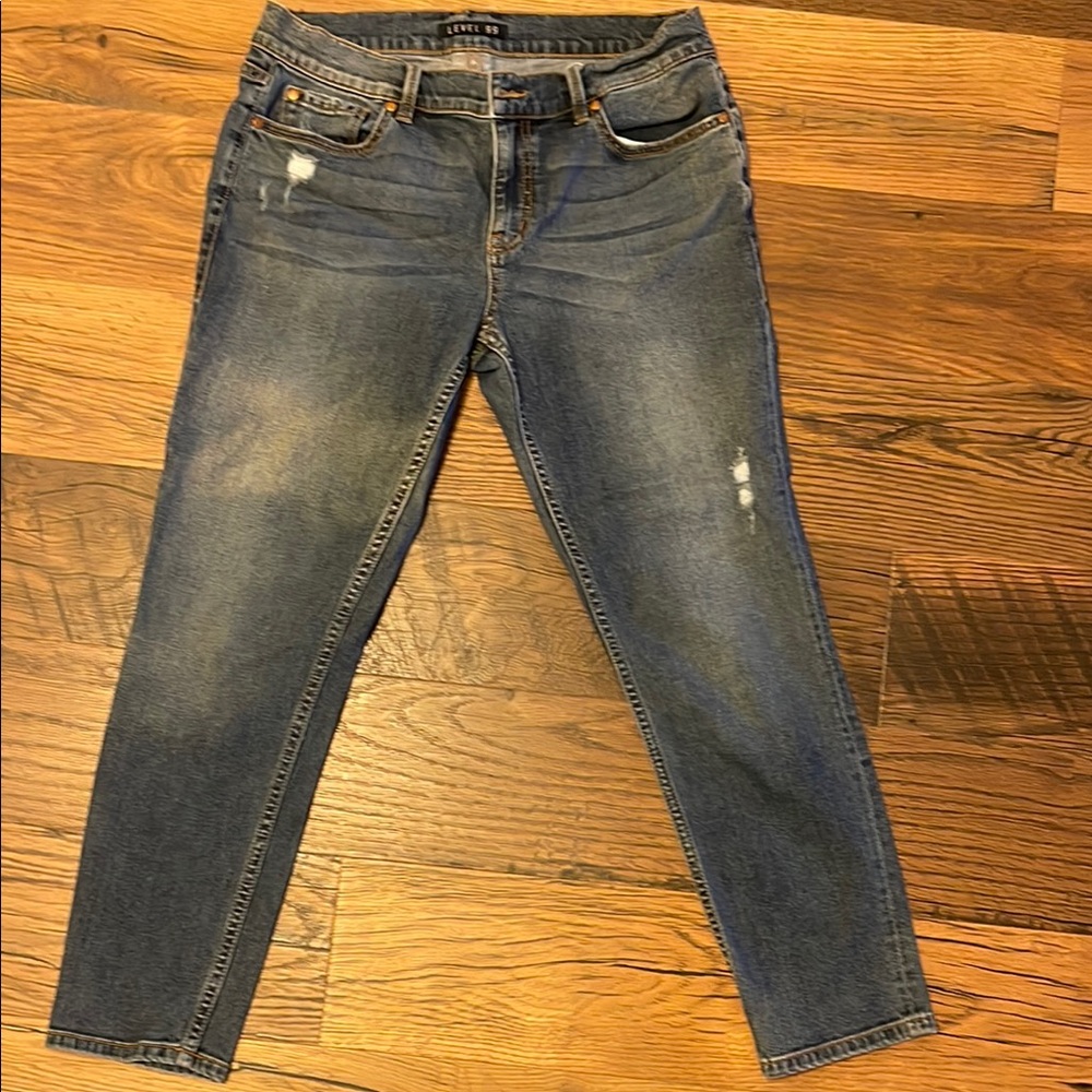 Levi's Distressed Blue Jeans